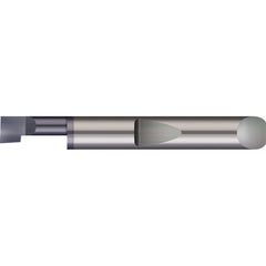 Micro 100 - Boring Bars; Minimum Bore Diameter (Decimal Inch): 0.1400 ; Minimum Bore Diameter (Inch): 9/64 ; Maximum Bore Depth (Decimal Inch): 0.2500 ; Maximum Bore Depth (Inch): 1/4 ; Material: Solid Carbide ; Boring Bar Type: Boring