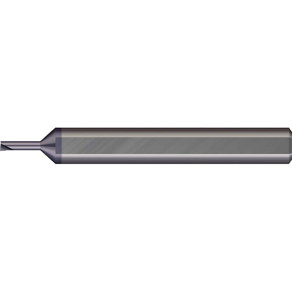 Micro 100 - Boring Bars; Minimum Bore Diameter (Decimal Inch): 0.0180 ; Maximum Bore Depth (Decimal Inch): 0.0750 ; Maximum Bore Depth (mm): 1.90 ; Material: Solid Carbide ; Boring Bar Type: Micro Boring ; Shank Diameter (Decimal Inch): 0.1250 - Exact Industrial Supply