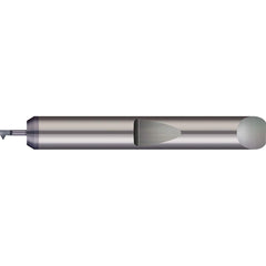 Micro 100 - Single Point Threading Tools; Thread Type: Internal ; Material: Solid Carbide ; Profile Angle: 60 ; Threading Diameter (Decimal Inch): 0.0500 ; Cutting Depth (Decimal Inch): 0.1000 ; Maximum Threads Per Inch: 72 - Exact Industrial Supply