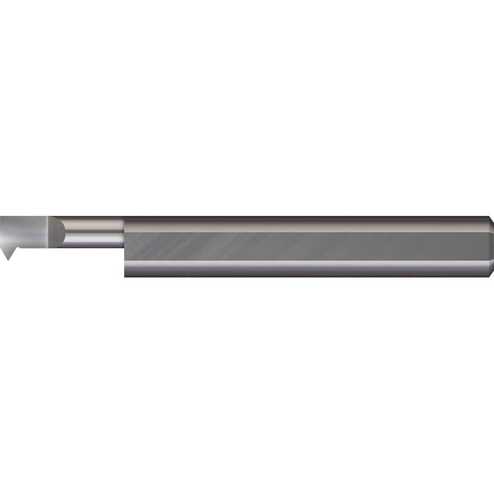 Micro 100 - Single Point Threading Tools; Thread Type: Internal ; Material: Solid Carbide ; Profile Angle: 60 ; Threading Diameter (Decimal Inch): 0.1406 ; Cutting Depth (Decimal Inch): 0.5000 ; Maximum Threads Per Inch: 56 - Exact Industrial Supply
