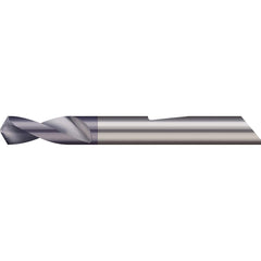 Micro 100 - 0.1181" Body Diam, 120°, 1-1/2" OAL, 2-Flute Solid Carbide Spotting Drill - Exact Industrial Supply