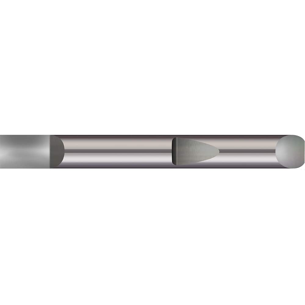 Micro 100 - Tool Bit Blanks; Material: Solid Carbide ; End Shape: Half Round ; Width/Diameter (Inch): 3/8 ; Overall Length (Inch): 3 - Exact Industrial Supply