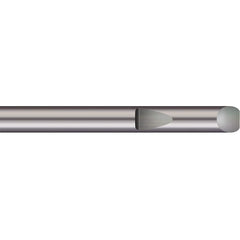 Micro 100 - Tool Bit Blanks; Material: Solid Carbide ; End Shape: Round ; Width/Diameter (Inch): 5/16 ; Overall Length (Inch): 2 - Exact Industrial Supply