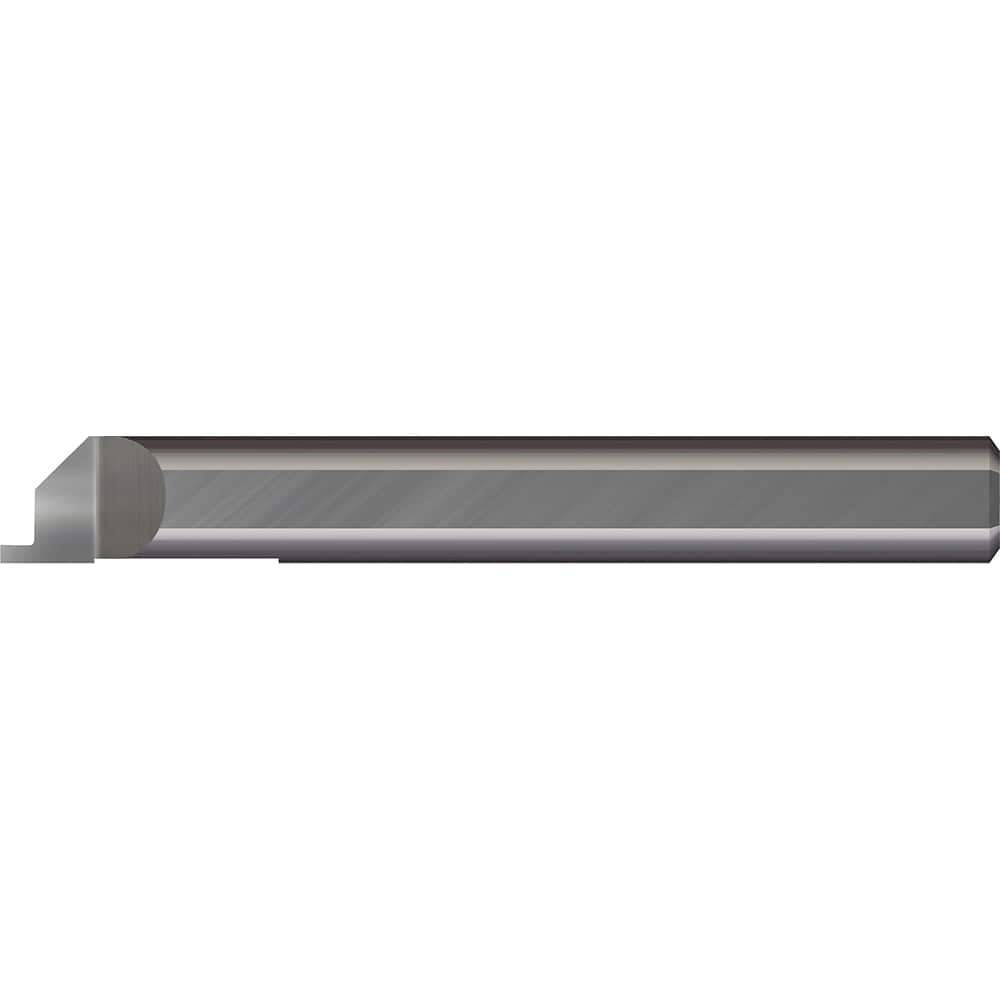 Micro 100 - Grooving Tools; Grooving Tool Type: Face ; Material: Solid Carbide ; Shank Diameter (Decimal Inch): 0.2500 ; Shank Diameter (Inch): 1/4 ; Groove Width (Decimal Inch): 0.0590 ; Projection (Decimal Inch): 0.1000 - Exact Industrial Supply