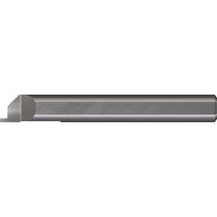 Micro 100 - Grooving Tools; Grooving Tool Type: Face ; Material: Solid Carbide ; Shank Diameter (Decimal Inch): 0.5000 ; Shank Diameter (Inch): 1/2 ; Groove Width (Decimal Inch): 0.1250 ; Projection (Decimal Inch): 0.1000 - Exact Industrial Supply