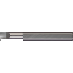 Micro 100 - Grooving Tools; Grooving Tool Type: Full Radius ; Material: Solid Carbide ; Shank Diameter (Decimal Inch): 0.5000 ; Shank Diameter (Inch): 1/2 ; Projection (Decimal Inch): 0.1500 ; Minimum Hole Diameter (Decimal Inch): 0.5000 - Exact Industrial Supply