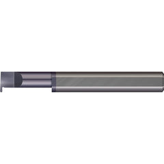 Micro 100 - Grooving Tools; Grooving Tool Type: Full Radius ; Material: Solid Carbide ; Shank Diameter (Decimal Inch): 0.2500 ; Shank Diameter (Inch): 1/4 ; Groove Width (Decimal Inch): 0.0250 ; Projection (Decimal Inch): 0.0500 - Exact Industrial Supply