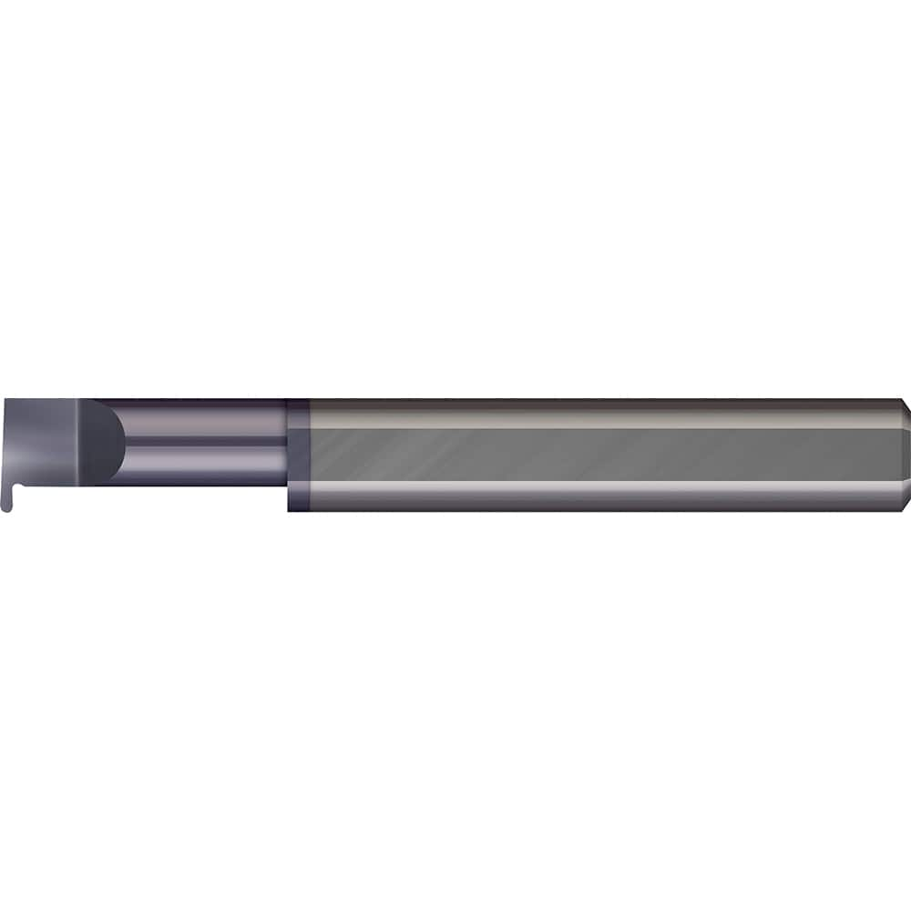 Micro 100 - Grooving Tools; Grooving Tool Type: Full Radius ; Material: Solid Carbide ; Shank Diameter (Decimal Inch): 0.2500 ; Shank Diameter (Inch): 1/4 ; Groove Width (Decimal Inch): 0.0300 ; Projection (Decimal Inch): 0.0500 - Exact Industrial Supply