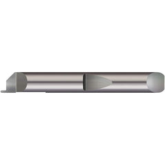 Micro 100 - Grooving Tools; Grooving Tool Type: Face ; Material: Solid Carbide ; Shank Diameter (Decimal Inch): 0.2500 ; Shank Diameter (Inch): 1/4 ; Groove Width (Decimal Inch): 0.0170 ; Projection (Decimal Inch): 0.0250 - Exact Industrial Supply