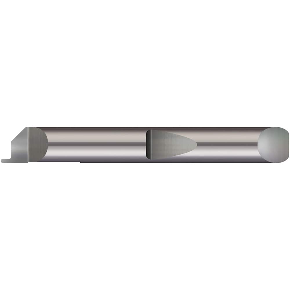 Micro 100 - Grooving Tools; Grooving Tool Type: Face ; Material: Solid Carbide ; Shank Diameter (Decimal Inch): 0.2500 ; Shank Diameter (Inch): 1/4 ; Groove Width (Decimal Inch): 0.0300 ; Projection (Decimal Inch): 0.0500 - Exact Industrial Supply