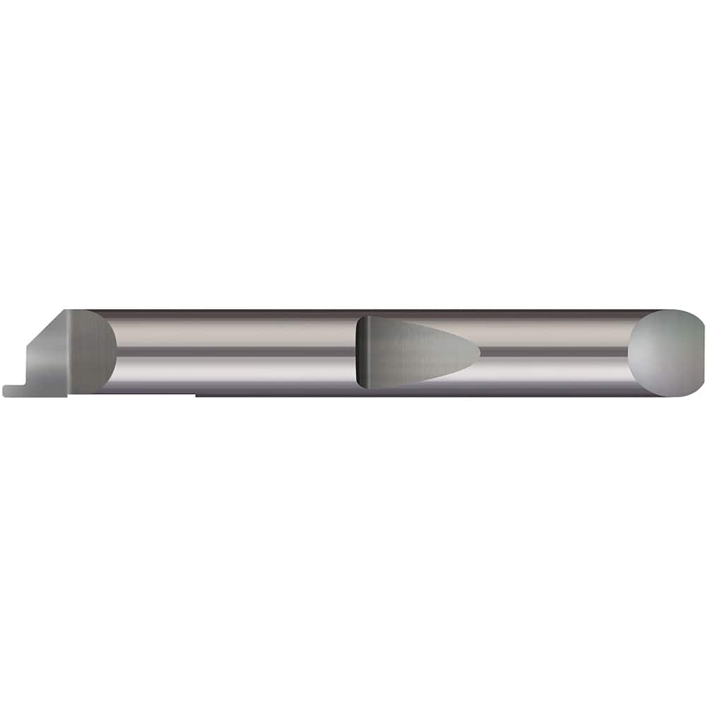 Micro 100 - Grooving Tools; Grooving Tool Type: Face ; Material: Solid Carbide ; Shank Diameter (Decimal Inch): 0.1875 ; Shank Diameter (Inch): 3/16 ; Groove Width (Decimal Inch): 0.0500 ; Projection (Decimal Inch): 0.0500