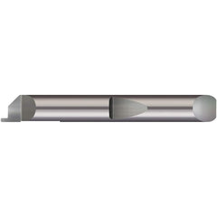 Micro 100 - Grooving Tools; Grooving Tool Type: Face ; Material: Solid Carbide ; Shank Diameter (Decimal Inch): 0.2500 ; Shank Diameter (Inch): 1/4 ; Groove Width (Decimal Inch): 0.0780 ; Projection (Decimal Inch): 0.1000 - Exact Industrial Supply