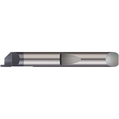 Micro 100 - Grooving Tools; Grooving Tool Type: Face ; Material: Solid Carbide ; Shank Diameter (Decimal Inch): 0.3750 ; Shank Diameter (Inch): 3/8 ; Groove Width (Decimal Inch): 0.0780 ; Projection (Decimal Inch): 0.1000 - Exact Industrial Supply