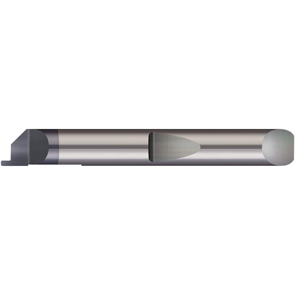 Micro 100 - Grooving Tools; Grooving Tool Type: Face ; Material: Solid Carbide ; Shank Diameter (Decimal Inch): 0.2500 ; Shank Diameter (Inch): 1/4 ; Groove Width (Decimal Inch): 0.0390 ; Projection (Decimal Inch): 0.0500 - Exact Industrial Supply