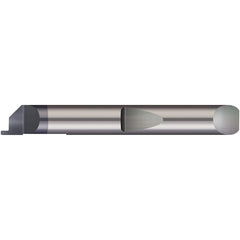 Micro 100 - Grooving Tools; Grooving Tool Type: Face ; Material: Solid Carbide ; Shank Diameter (Decimal Inch): 0.2500 ; Shank Diameter (Inch): 1/4 ; Groove Width (Decimal Inch): 0.0300 ; Projection (Decimal Inch): 0.0500 - Exact Industrial Supply