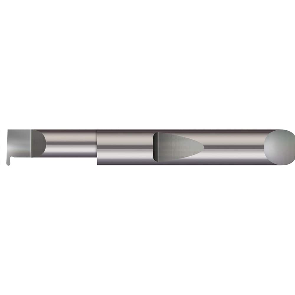 Micro 100 - Grooving Tools; Grooving Tool Type: Full Radius ; Material: Solid Carbide ; Shank Diameter (Decimal Inch): 0.5000 ; Shank Diameter (Inch): 1/2 ; Groove Width (Decimal Inch): 0.0930 ; Projection (Decimal Inch): 0.1500 - Exact Industrial Supply