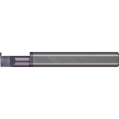 Micro 100 - Grooving Tools; Grooving Tool Type: Retaining Ring ; Material: Solid Carbide ; Shank Diameter (Decimal Inch): 0.2500 ; Shank Diameter (Inch): 1/4 ; Groove Width (Decimal Inch): 0.0300 ; Projection (Decimal Inch): 0.0500 - Exact Industrial Supply