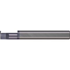 Micro 100 - Grooving Tools; Grooving Tool Type: Retaining Ring ; Material: Solid Carbide ; Shank Diameter (Decimal Inch): 0.2500 ; Shank Diameter (Inch): 1/4 ; Groove Width (Decimal Inch): 0.0170 ; Projection (Decimal Inch): 0.0500 - Exact Industrial Supply