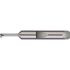 Micro 100 - Grooving Tools; Grooving Tool Type: Full Radius ; Material: Solid Carbide ; Shank Diameter (Decimal Inch): 0.1875 ; Shank Diameter (Inch): 3/16 ; Groove Width (Decimal Inch): 0.0200 ; Projection (Decimal Inch): 0.0250 - Exact Industrial Supply