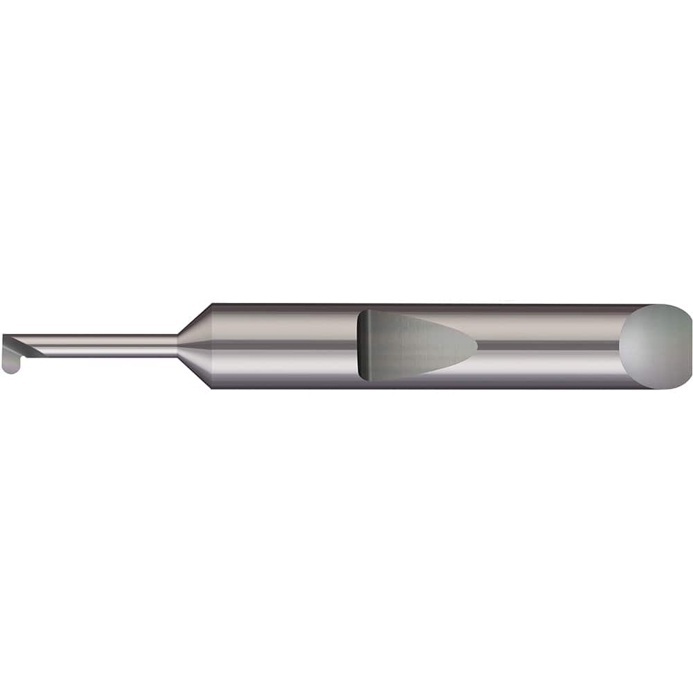 Micro 100 - Grooving Tools; Grooving Tool Type: Full Radius ; Material: Solid Carbide ; Shank Diameter (Decimal Inch): 0.1875 ; Shank Diameter (Inch): 3/16 ; Groove Width (Decimal Inch): 0.0150 ; Projection (Decimal Inch): 0.0250