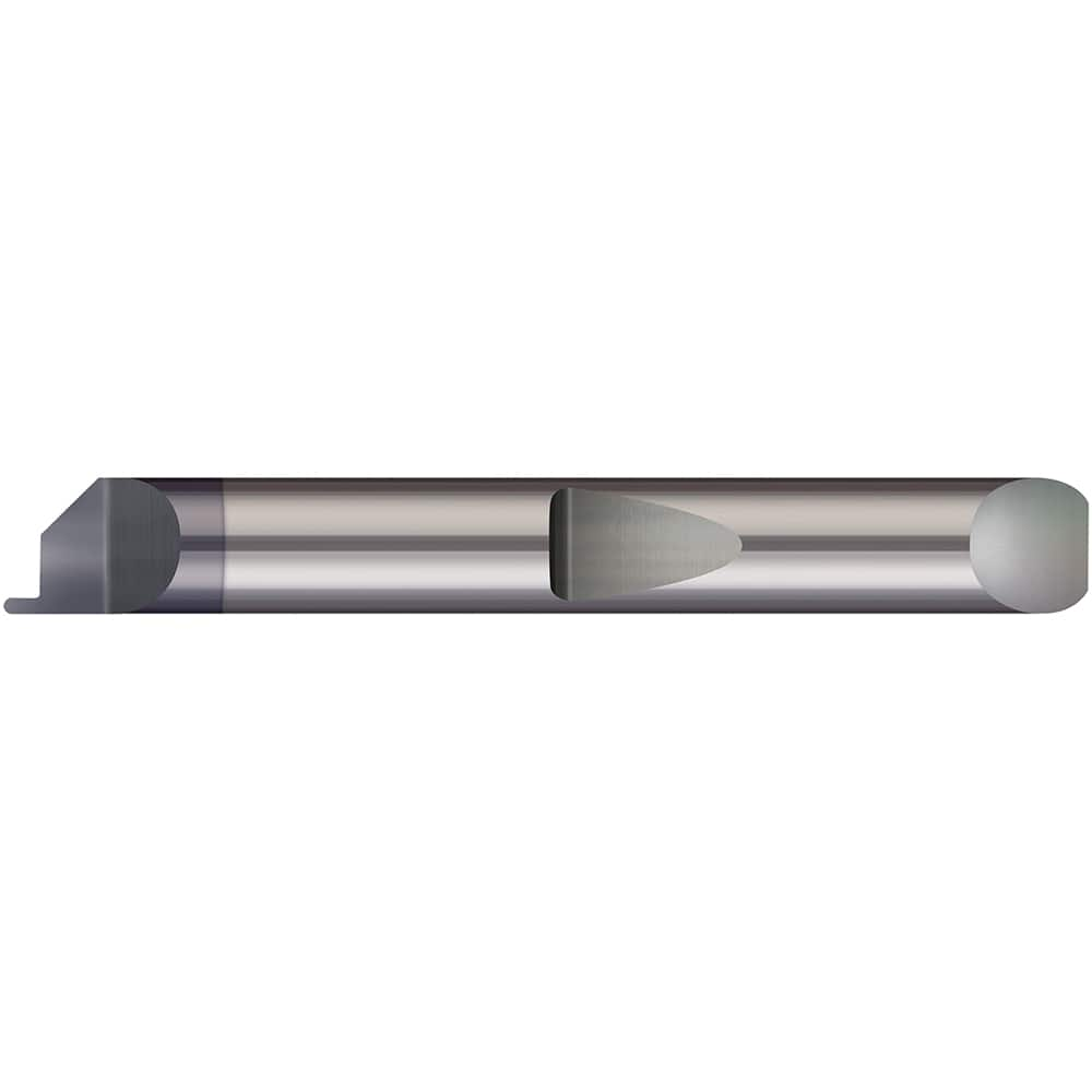 Micro 100 - Grooving Tools; Grooving Tool Type: Face ; Material: Solid Carbide ; Shank Diameter (Decimal Inch): 0.3125 ; Shank Diameter (Inch): 5/16 ; Groove Width (Decimal Inch): 0.0620 ; Projection (Decimal Inch): 0.1000 - Exact Industrial Supply