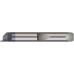 Micro 100 - Grooving Tools; Grooving Tool Type: Face ; Material: Solid Carbide ; Shank Diameter (Decimal Inch): 0.2500 ; Shank Diameter (Inch): 1/4 ; Groove Width (Decimal Inch): 0.0200 ; Projection (Decimal Inch): 0.0500 - Exact Industrial Supply