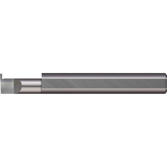 Micro 100 - Grooving Tools; Grooving Tool Type: Retaining Ring ; Material: Solid Carbide ; Shank Diameter (Decimal Inch): 0.5000 ; Shank Diameter (Inch): 1/2 ; Groove Width (Decimal Inch): 0.1870 ; Projection (Decimal Inch): 0.1500 - Exact Industrial Supply