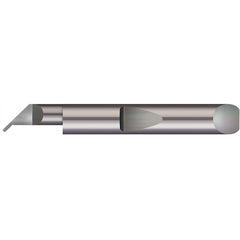 Micro 100 - Grooving Tools; Grooving Tool Type: Undercut ; Material: Solid Carbide ; Shank Diameter (Decimal Inch): 0.1875 ; Shank Diameter (Inch): 3/16 ; Groove Width (Decimal Inch): 0.0250 ; Projection (Decimal Inch): 0.0500 - Exact Industrial Supply