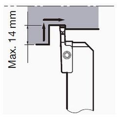 CGWSR2525-FLR3GP Grooving Tool - Exact Industrial Supply