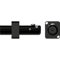 Micro 100 - Boring & Grooving Bar Holders; Inside Diameter (Inch): 1/4 ; Inside Diameter (Decimal Inch): 0.2500 ; Outside Diameter (Decimal Inch): 22.0000 ; Overall Length (Decimal Inch): 3.49400 ; Through Coolant: Yes ; Series: QZST - Exact Industrial Supply