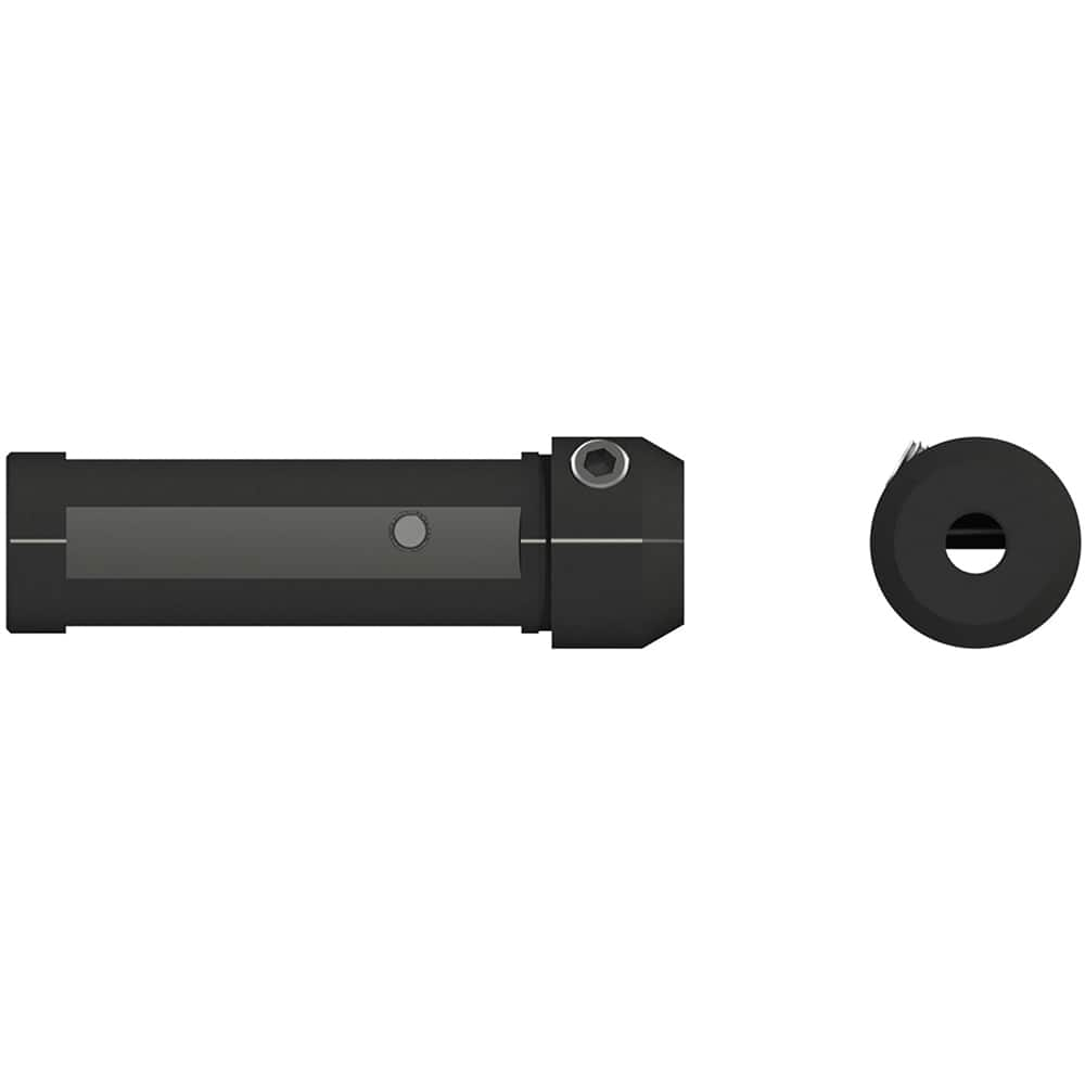 Micro 100 - Boring & Grooving Bar Holders; Inside Diameter (Inch): 1/4 ; Inside Diameter (Decimal Inch): 0.2500 ; Outside Diameter (Decimal Inch): 16.0000 ; Overall Length (Decimal Inch): 2.80000 ; Through Coolant: Yes ; Series: QTHM - Exact Industrial Supply