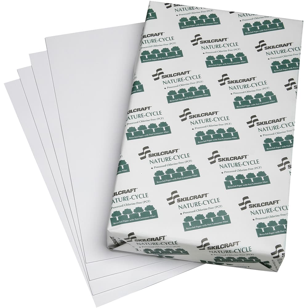 Ability One - Office Machine Supplies & Accessories; Office Machine/Equipment Accessory Type: Copy Paper ; For Use With: Copiers ; Color: White ; Fractional Sizes: 8-1/2 x 14" - Exact Industrial Supply