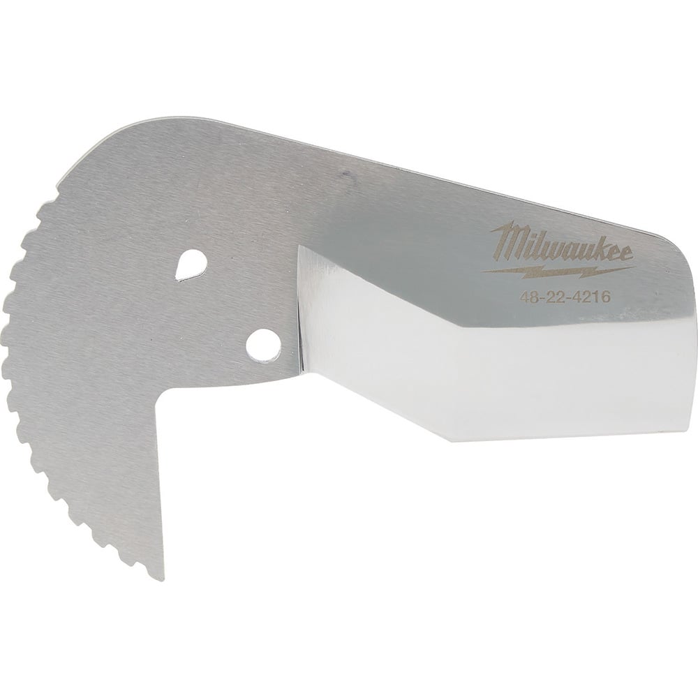 Milwaukee Tool - Cutter Replacement Parts; Type: Replacement Blade ; Cuts Material Type: PVC; PEX ; For Use With: Milwaukee 2-3/8 in. Ratcheting Pipe Cutter (48-22-4215) ; Cutting Depth: 1-3/8 (Inch) - Exact Industrial Supply