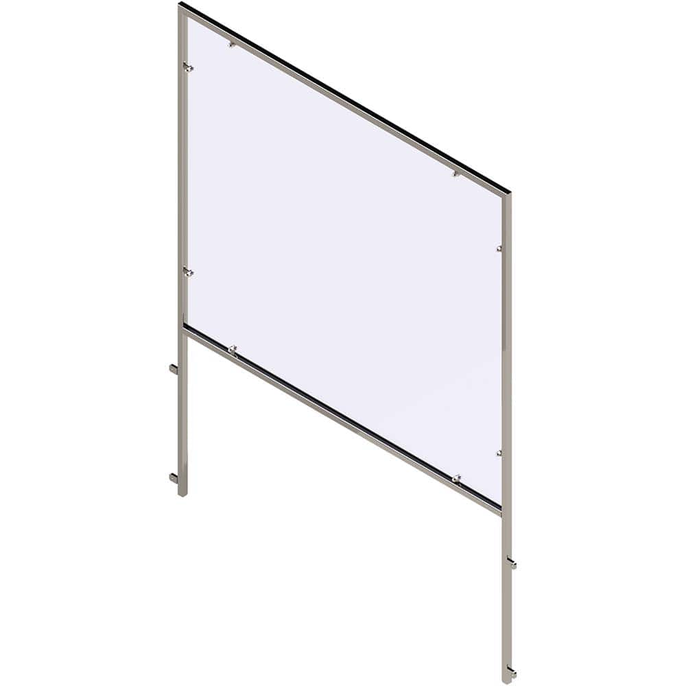 Rockford Systems - Office Cubicle Partitions; Type: Social Distancing Partition ; Width (Inch): 42 ; Height (Inch): 36 ; Color: Clear ; Mount Type: Mountable ; Thickness (Inch): 1 - Exact Industrial Supply