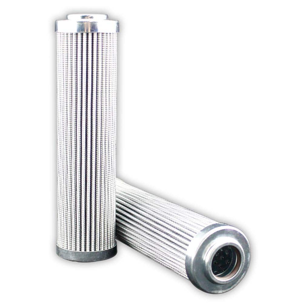 Replacement/Interchange Hydraulic Filter Element: Microglass, 10  µ