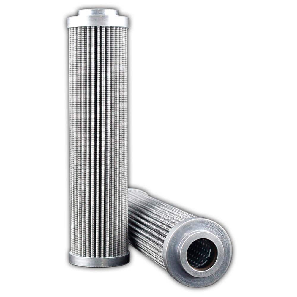 Replacement/Interchange Hydraulic Filter Element: Microglass, 10  µ