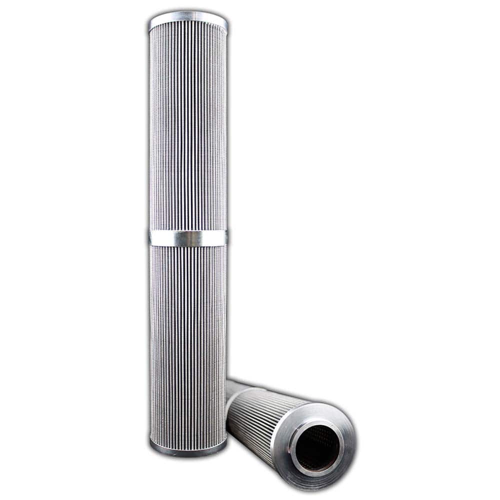 Replacement/Interchange Hydraulic Filter Element: Microglass, 10  µ