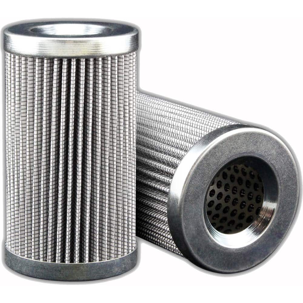 Replacement/Interchange Hydraulic Filter Element: Microglass, 10  µ