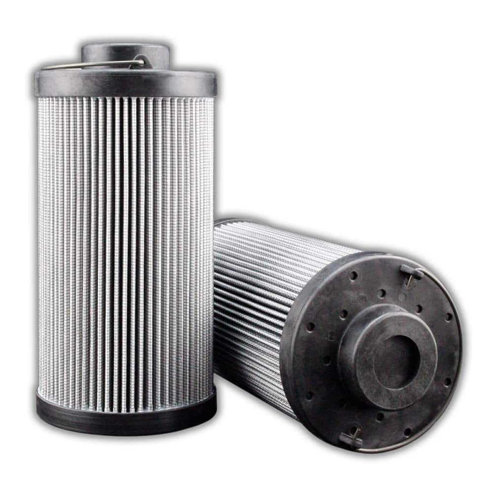 Replacement/Interchange Hydraulic Filter Element: Microglass, 10  µ