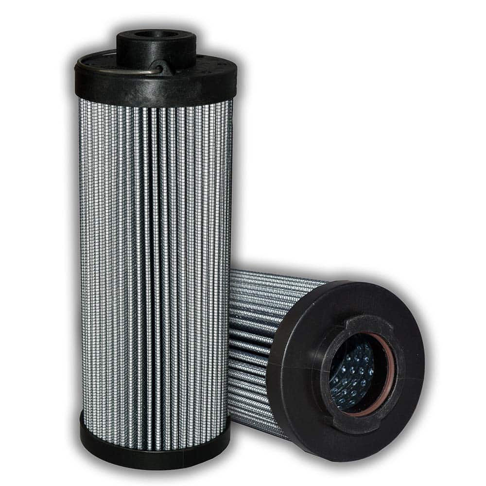 Replacement/Interchange Hydraulic Filter Element: Microglass, 10  µ