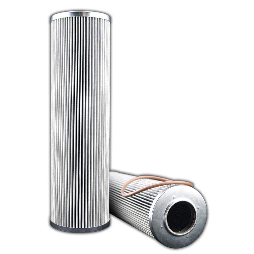 Replacement/Interchange Hydraulic Filter Element: Microglass, 10  µ