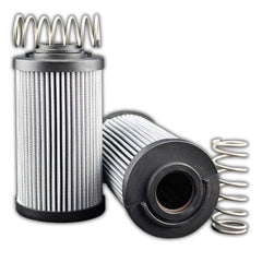 Replacement/Interchange Hydraulic Filter Element: Microglass, 10  µ