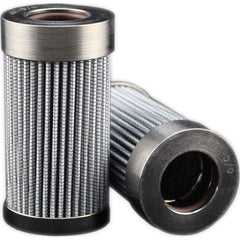 Replacement/Interchange Hydraulic Filter Element: Microglass, 10  µ