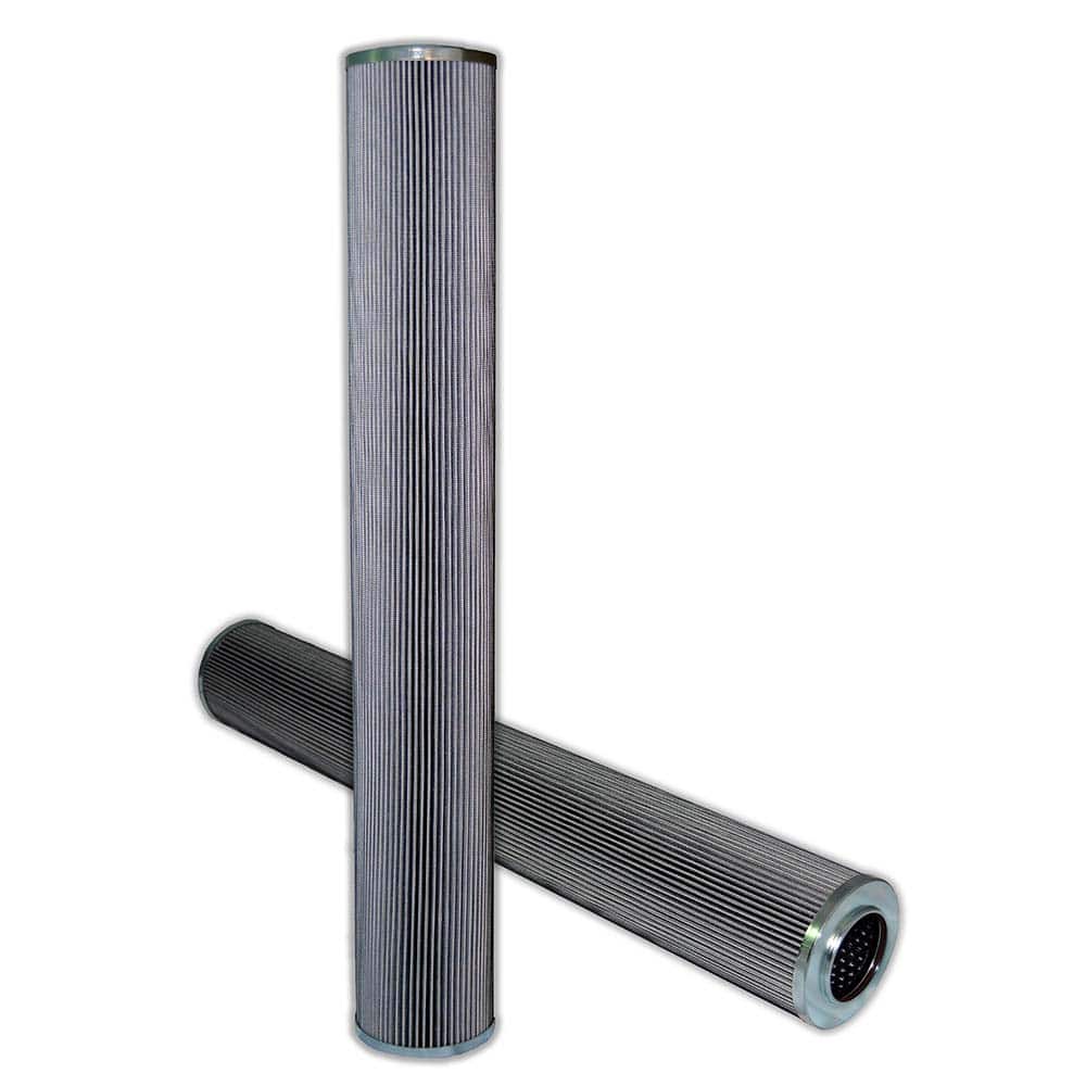 Replacement/Interchange Hydraulic Filter Element: Microglass, 10  µ