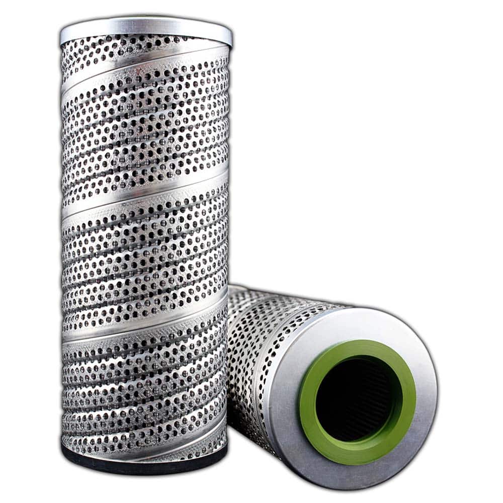 Replacement/Interchange Hydraulic Filter Element: Microglass, 10  µ