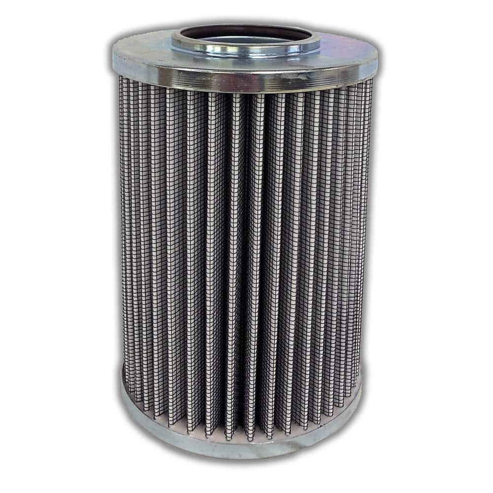 Replacement/Interchange Hydraulic Filter Element: Microglass, 10  µ