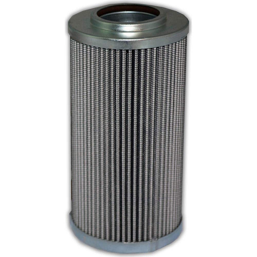Replacement/Interchange Hydraulic Filter Element: Microglass, 10  µ