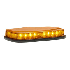 Federal Signal Corp - Emergency Light Assemblies; Type: Mini LED Lightbar ; Flash Rate: Variable ; Mount: Permanent ; Color: Amber ; Power Source: 12-24V DC ; Overall Height (Decimal Inch): 1.6200 - Exact Industrial Supply
