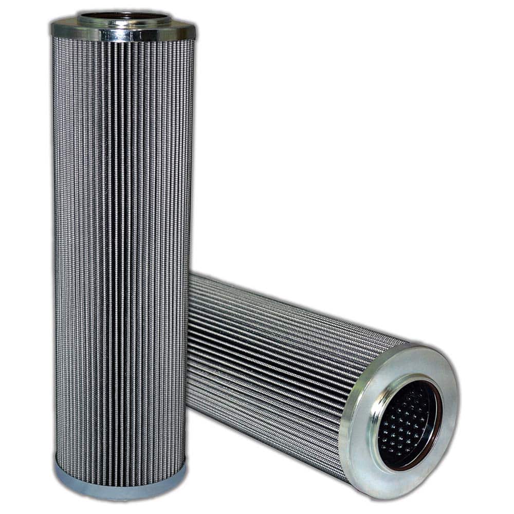 Replacement/Interchange Hydraulic Filter Element: Microglass, 10  µ