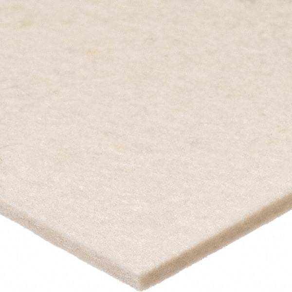 USA Sealing - 36 x 36 x 1/8" White Pressed Wool Felt Sheet - Exact Industrial Supply